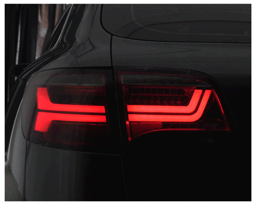 Задние фонари Dectane LED Dynamic Red Smoke на Audi A6 C6 Avant